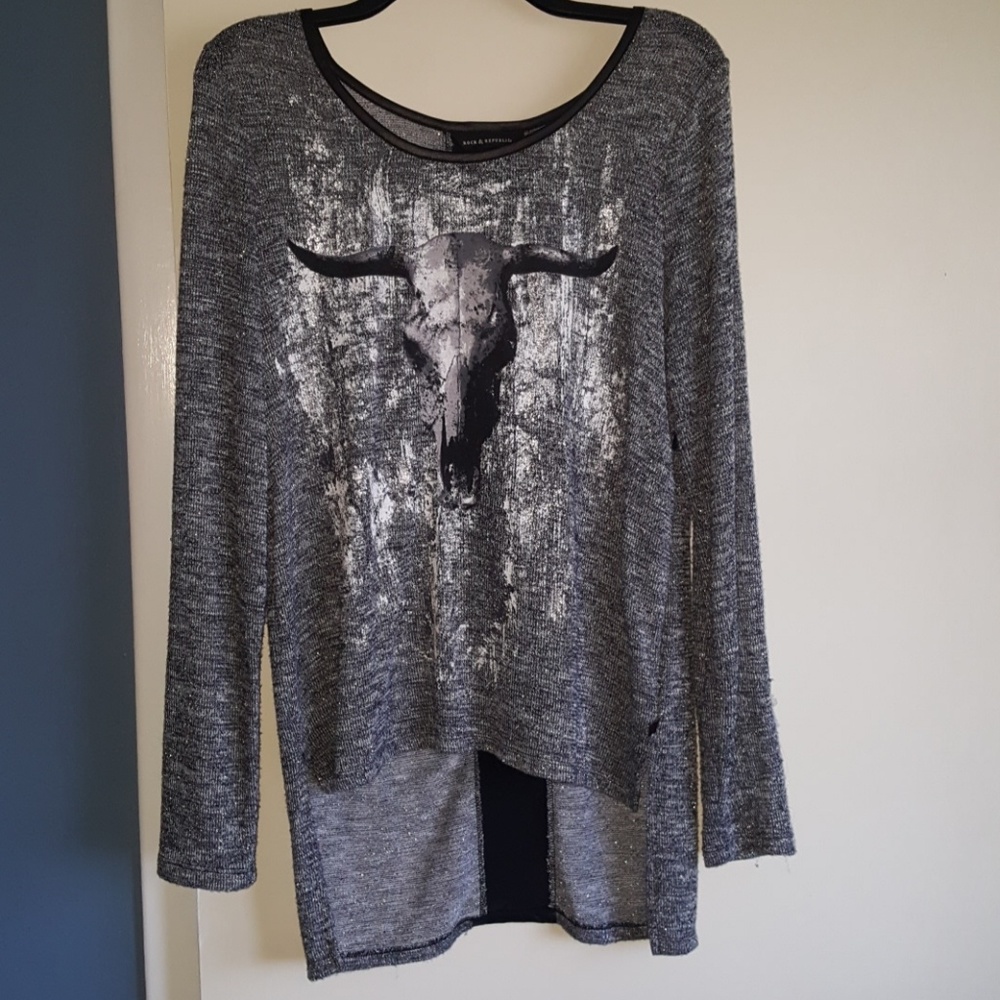 Rock and republic long horn cross shirt
